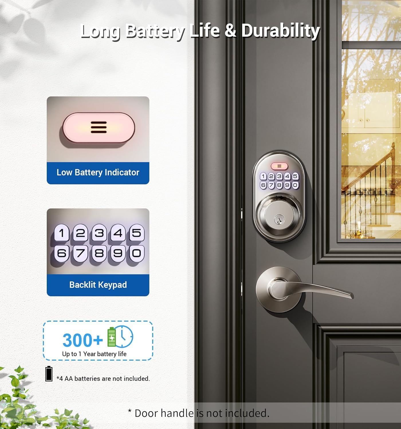 Detalle 1 de Veise Keypad Deadbolt RZ-A