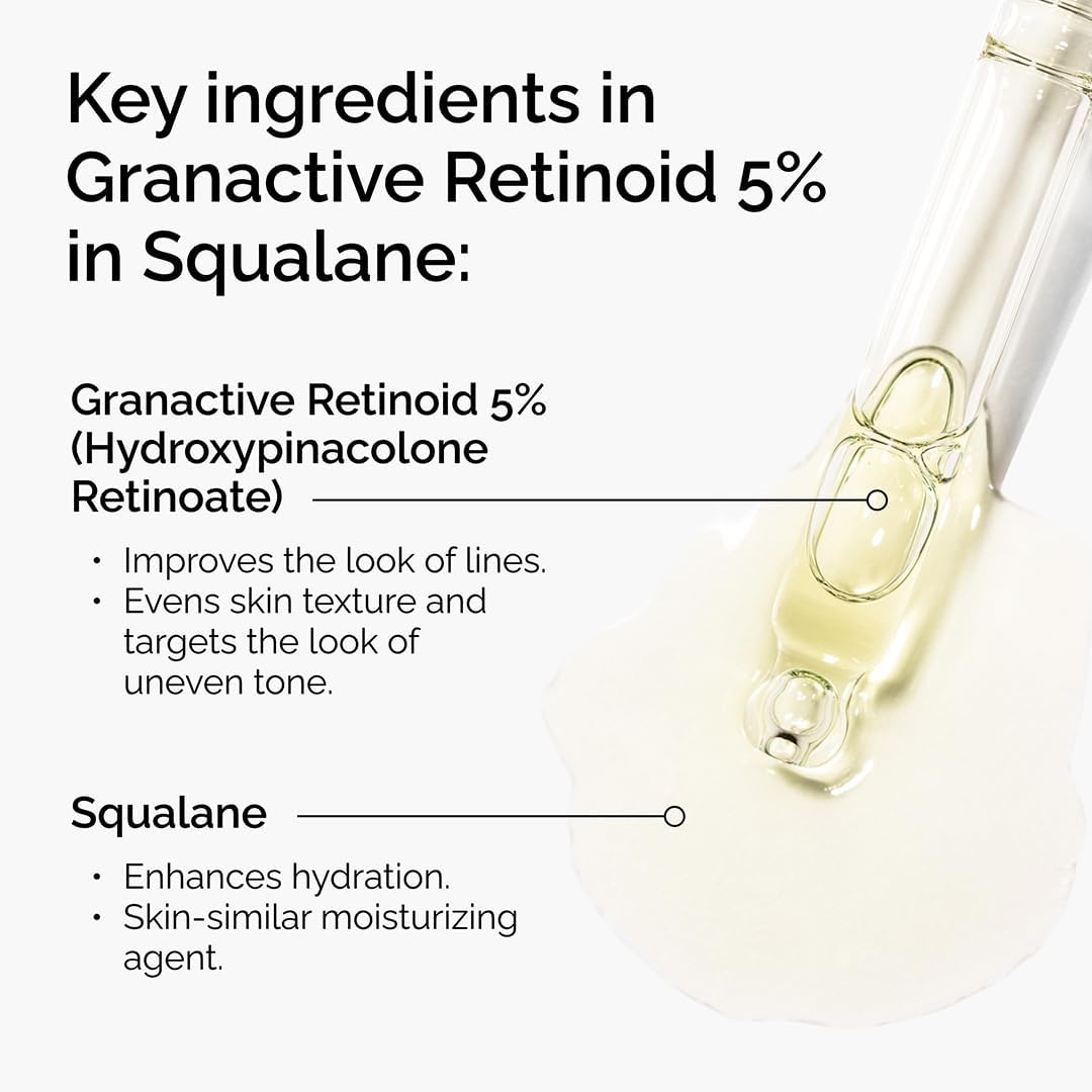 Detalle 2 de Granactive Retinoid 5% in Squalane 30ml