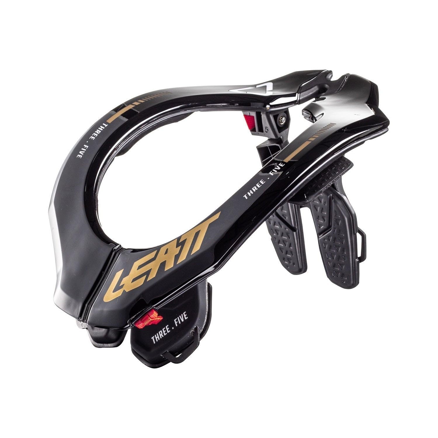 Detalle de Leatt 1022111780 3.5 – ochraniacz szyi S/M, czarny, z regulowanym paskiem