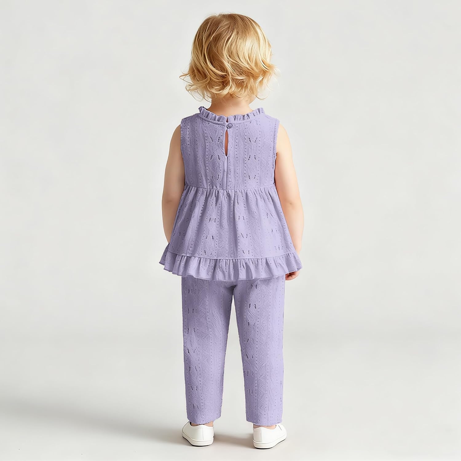 Detalle de Latnnut Toddler Girls Outfit, 2-Piece Set