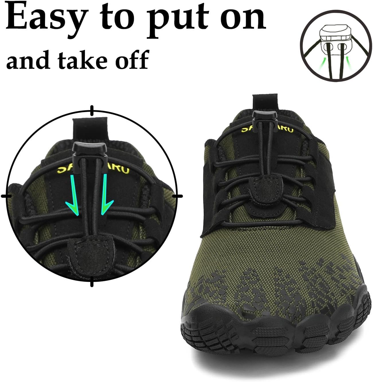 Detalle 1 de SAGUARO Scarpe barefoot minimaliste antiscivolo