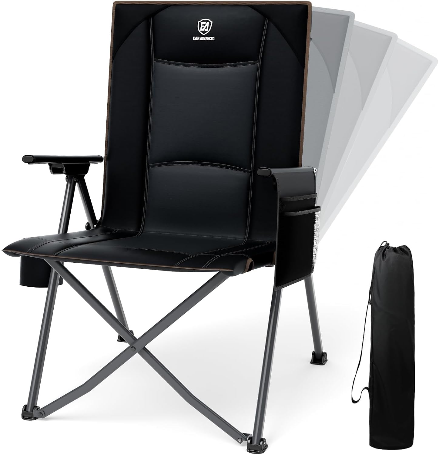 Detalle de EVER ADVANCED Campingstuhl 160 kg belastbar