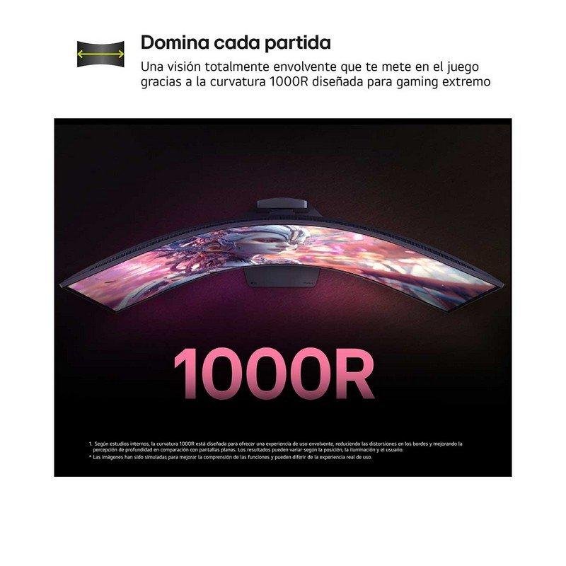 Detalle de LG UltraGear 52G930B-B: monitor gaming ultrawide de 52" con 240 Hz y HDR10