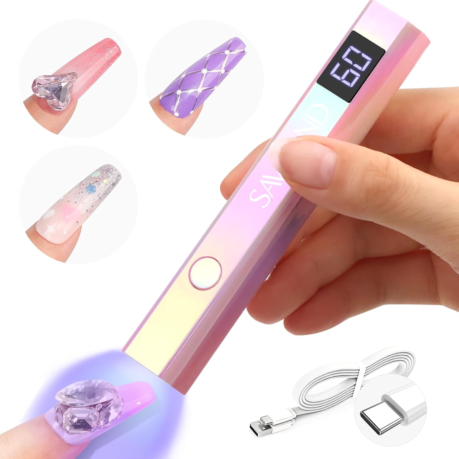 Thumbnail 6 de SAVILAND U V Light for Nails – Handheld UV Lamp (12W) for Gel Nails