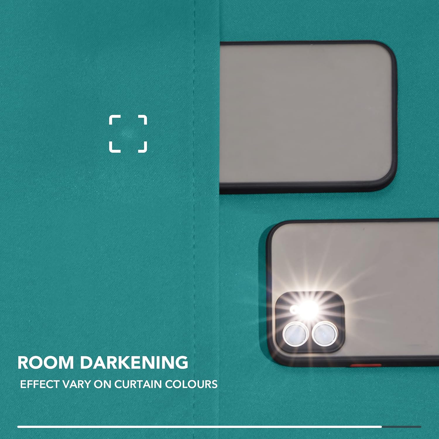 Thumbnail 4 de Deconovo Cortina Opaca Juvenil y Dormitorio, Turquesa 🌙