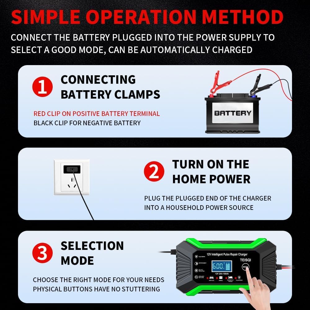 Detalle 2 de Car Battery Charger 12V 6A Smart