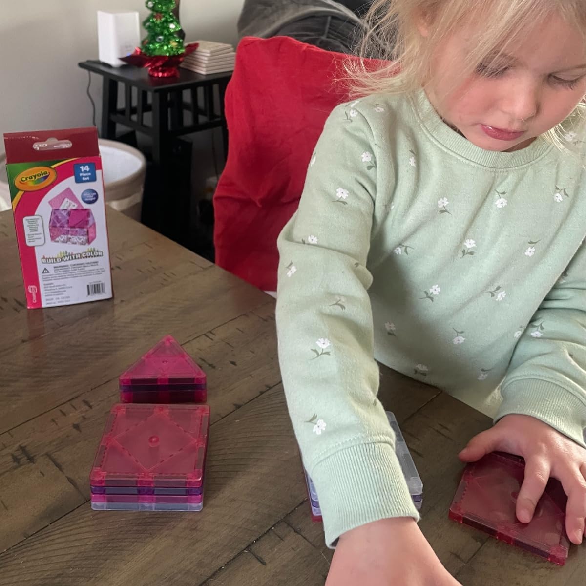Thumbnail 5 de CreateOn Crayola Magnetic Tiles 14-piece 🧩