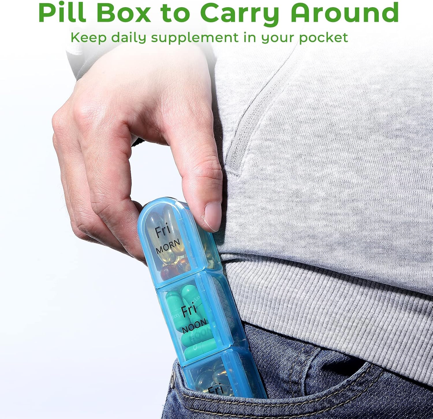 Thumbnail 6 de Daviky Weekly Pill Box Organiser 3 Times