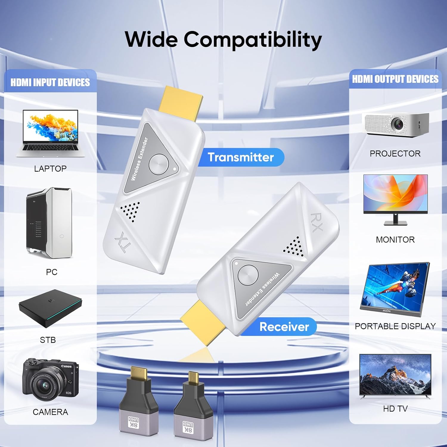 Thumbnail 5 de Wireless HDMI Transmitter and Receiver 328FT 4K