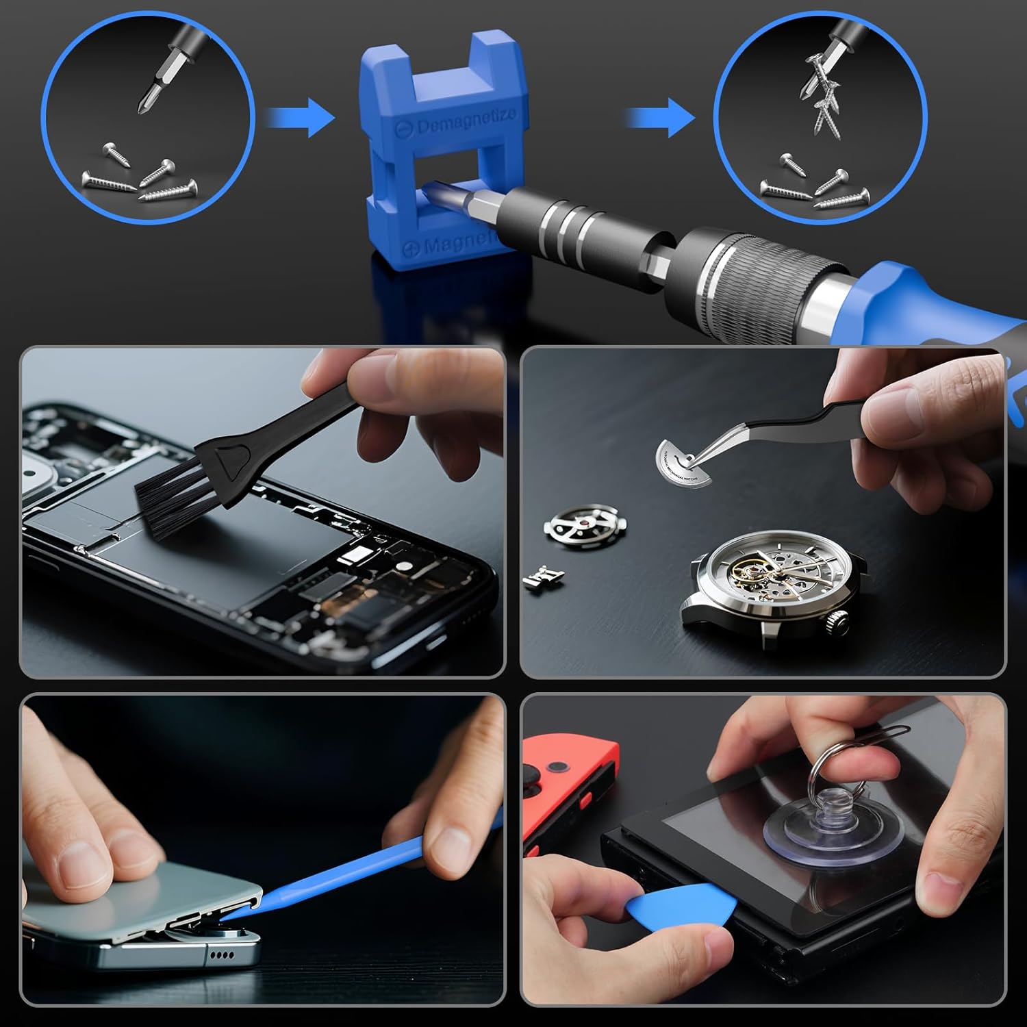 Thumbnail 5 de STREBITO Electronics 142-piece precision screwdriver set ðŸ›