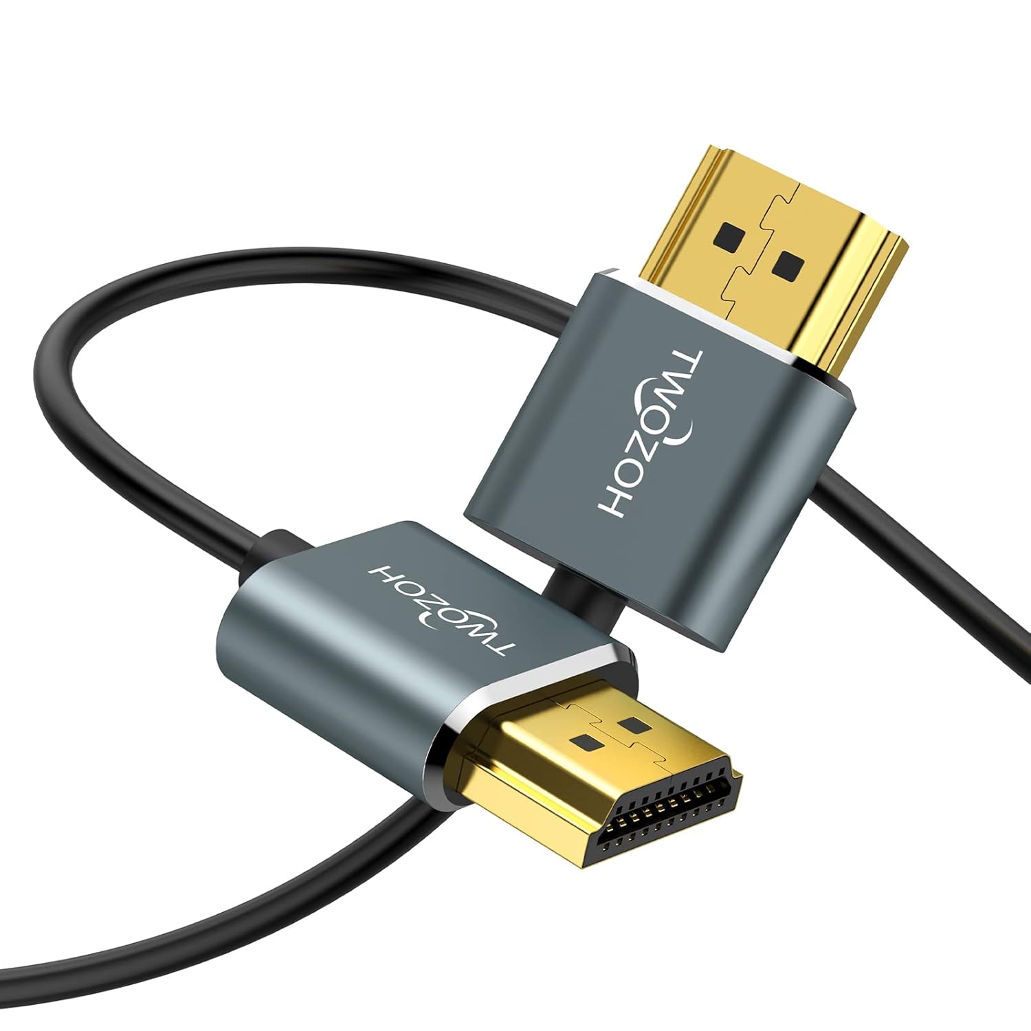 Detalle de Twozoh Ultradünnes HDMI-Kabel 10 m – Slim, flexibel und 4K-fähig