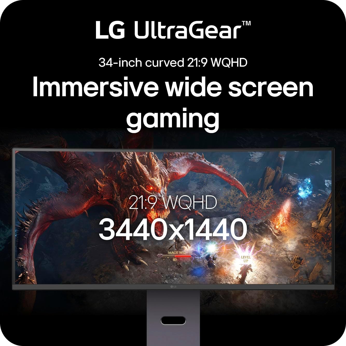 Detalle de LG gaming monitor 34-inch