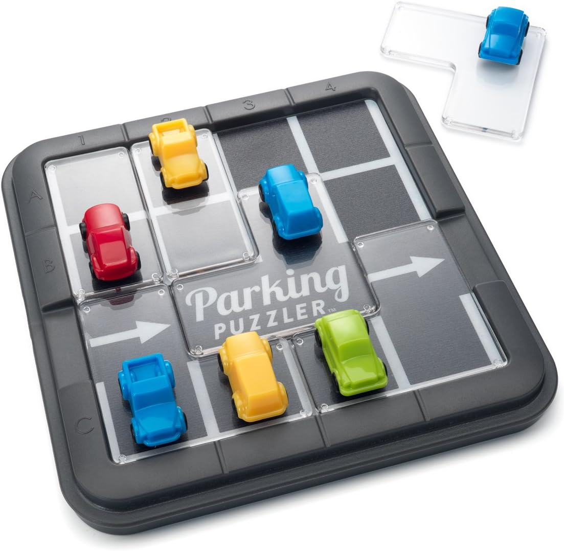 Detalle de SmartGames Parking Puzzler – logikspel med 60 utmaningar från 6 år