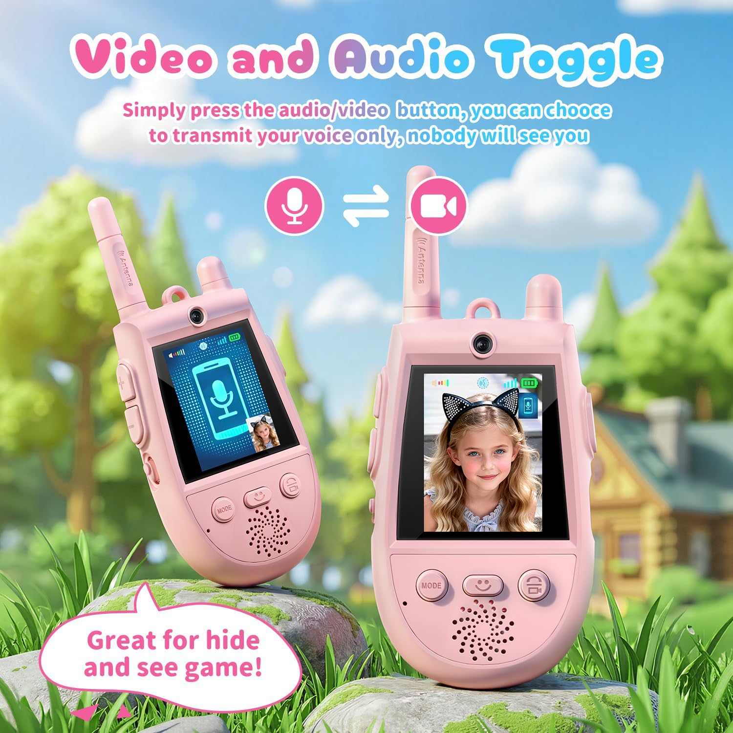 Detalle de Video Walkie-Talkies for Kids, 2-Pack
