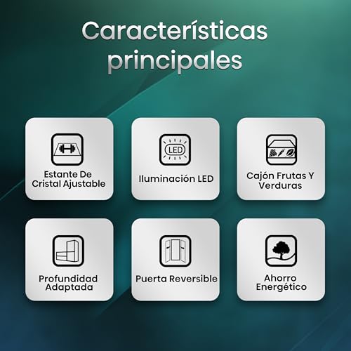 Thumbnail 2 de Hisense MTM55205E frigorífico de dos puertas con cajón de frutas y verduras, LED y 40 dBA