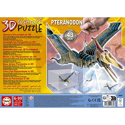 Thumbnail 2 de Educa Puzzle 3D Pteranodon Dinosaurio 🦖 Para Niños