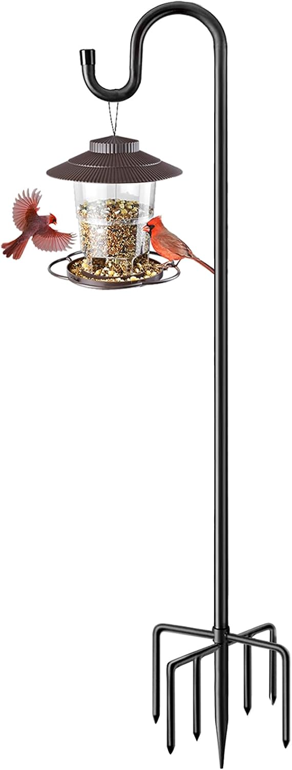 Detalle de ANIDEER MYG-84-1 Shepherd’s Hook, 7-Prong Base, Adjustable Height