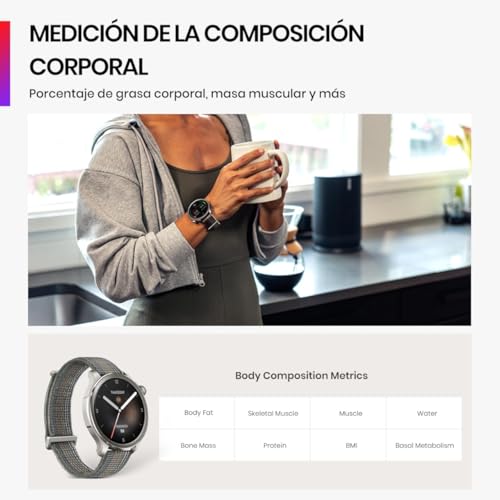 Thumbnail 4 de Amazfit W2286GL2G Ø 46 mm Negro