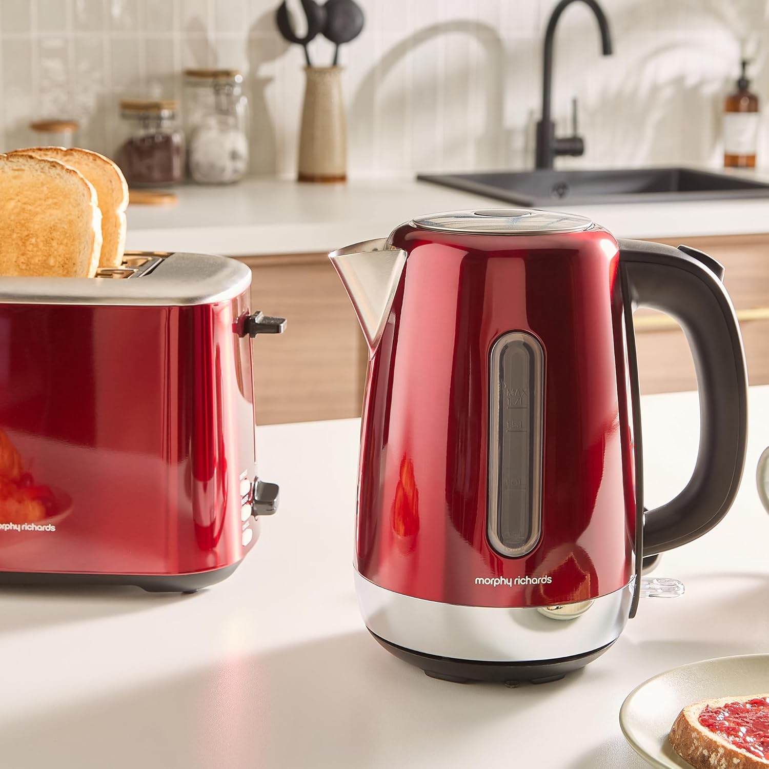 Detalle de Morphy Richards Equip Jug Kettle 1.7L rapid boil kettle