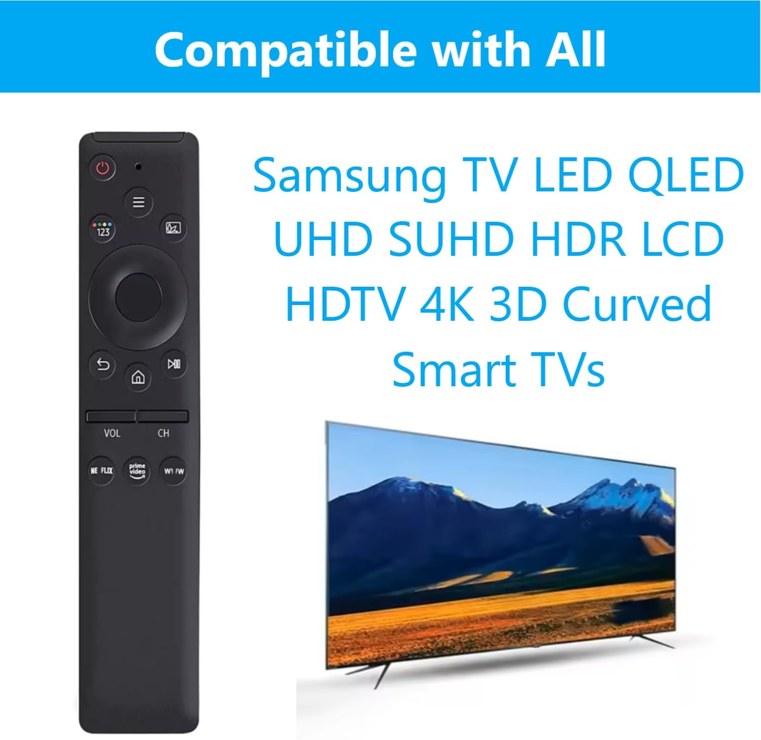 Thumbnail 1 de Universal Remote Control for Samsung TVs 30ft