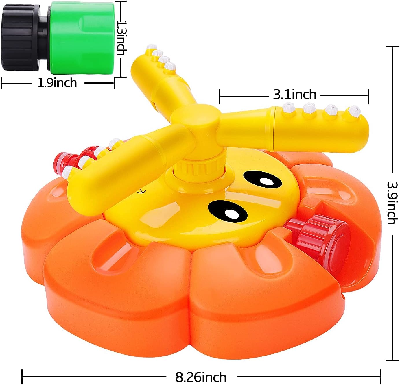 Thumbnail 4 de Water Sprinkler for Kids: 360° Rotating Sprinkler for Backyard Summer Fun