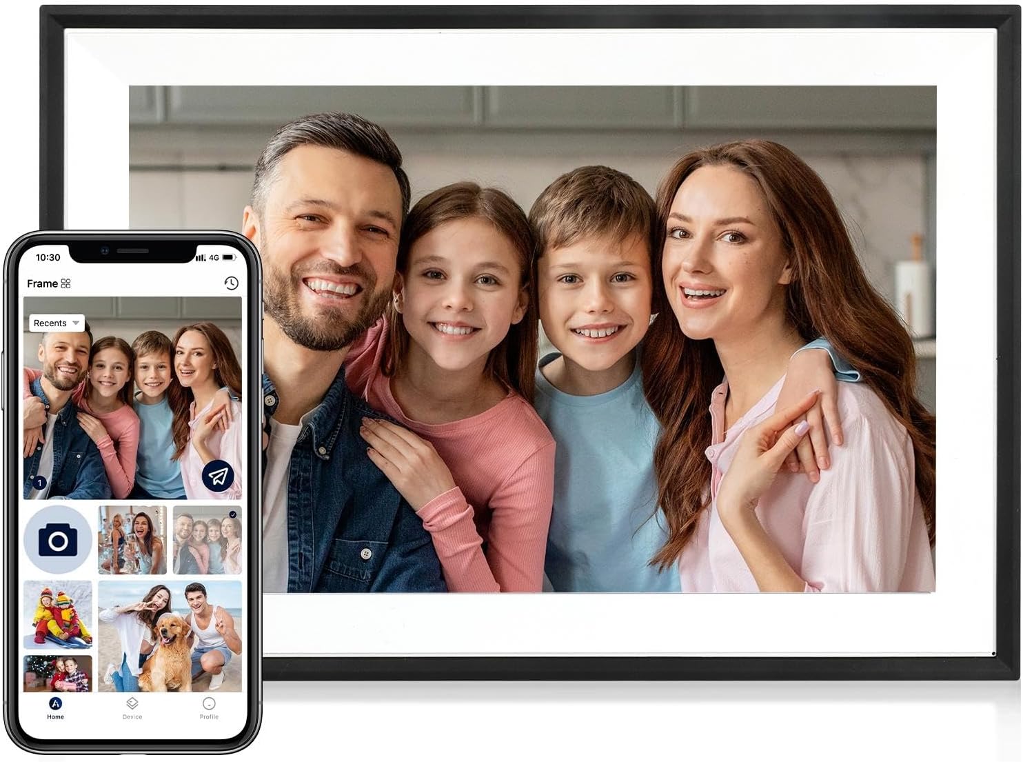 Detalle de Digital Picture Frame 10.1 Inch Touchscreen