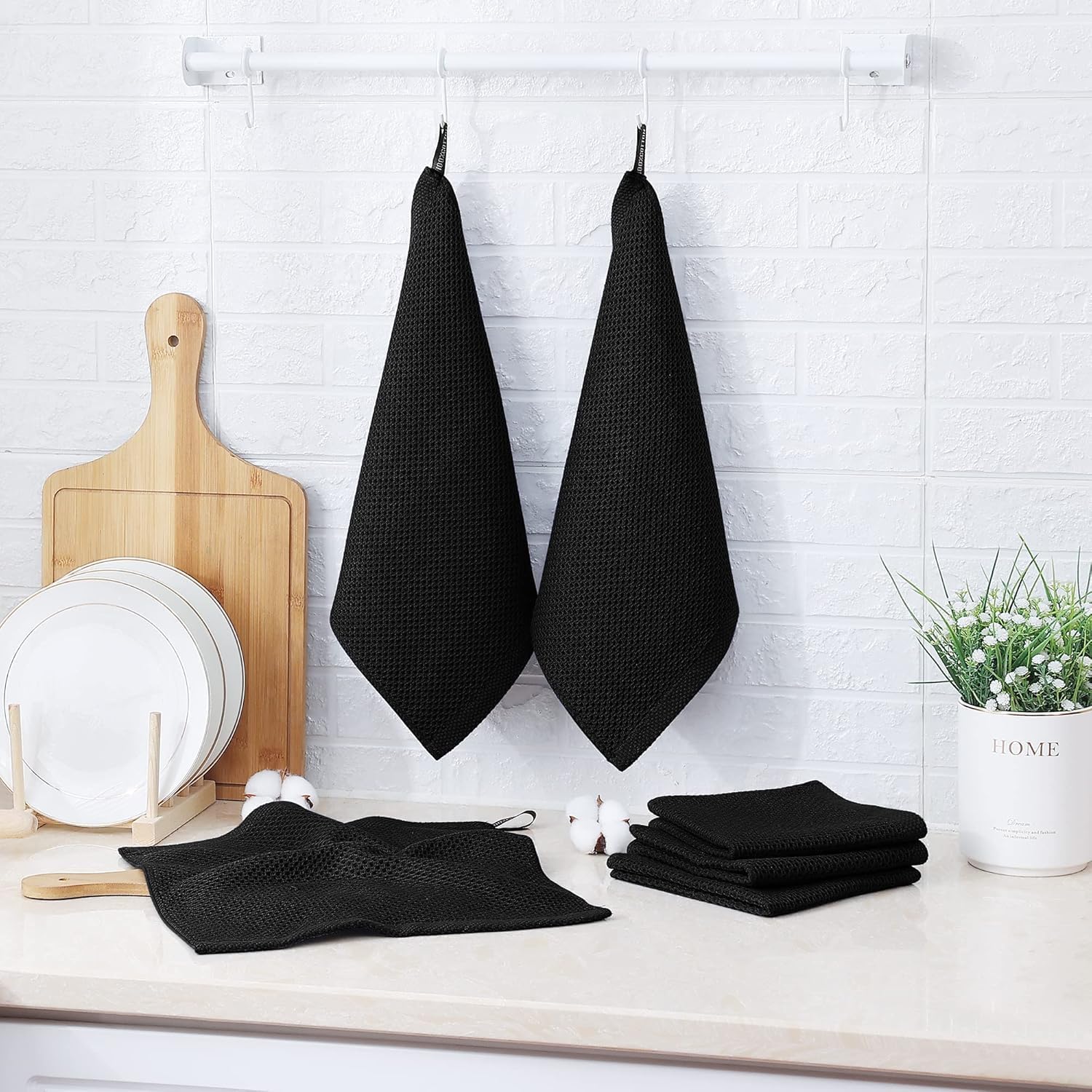 Detalle 2 de FreeNook Kitchen Towels, 100% Cotton
