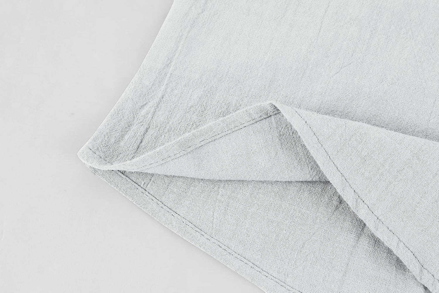 Detalle de Ryannology Mens Linen Shirts: Casual Linen-Cotton Henley, 3/4 Sleeve