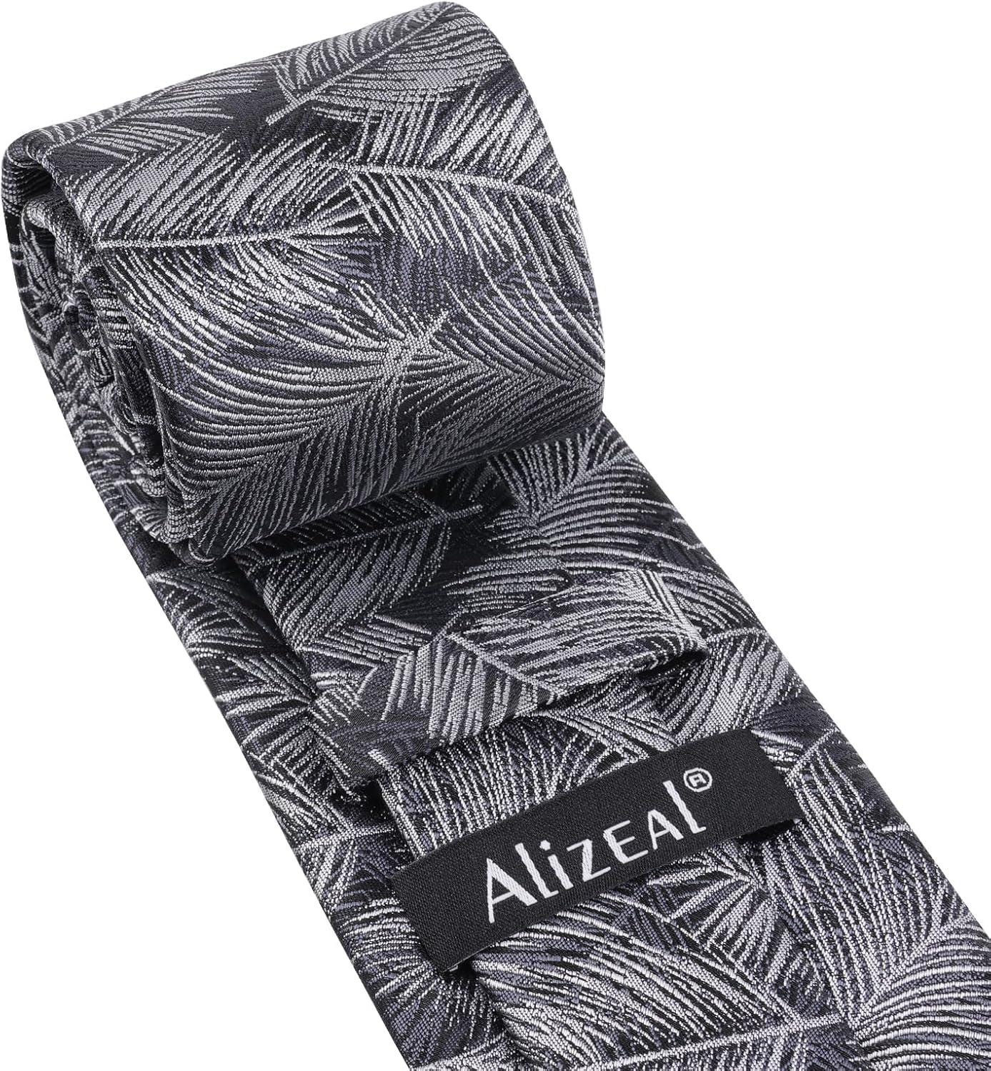 Thumbnail 1 de Alizeal Floral Tropical Flamingo Tie & Pocket Square Set