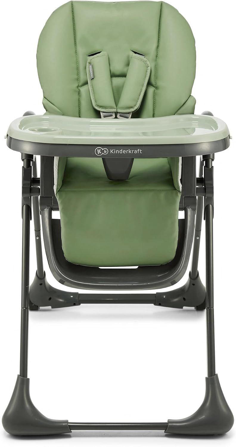 Detalle 2 de Kinderkraft Tummie 2-in-1 High Chair & Bouncer, Green