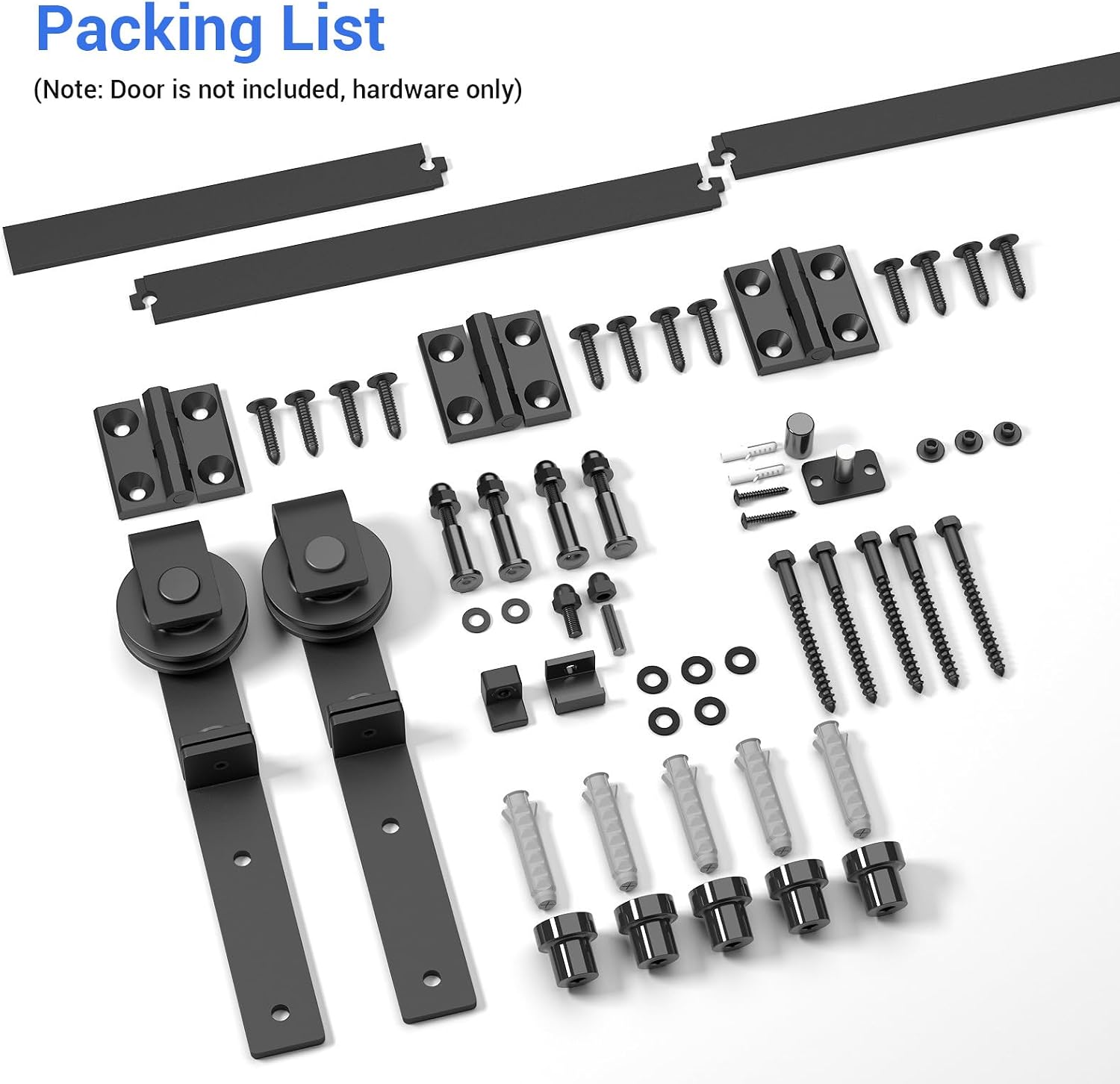 Thumbnail 4 de Binario per Porta Scorrevole Bifold Kit 102 cm – набор per porte scorrevoli interne/esterne, colore nero satinato