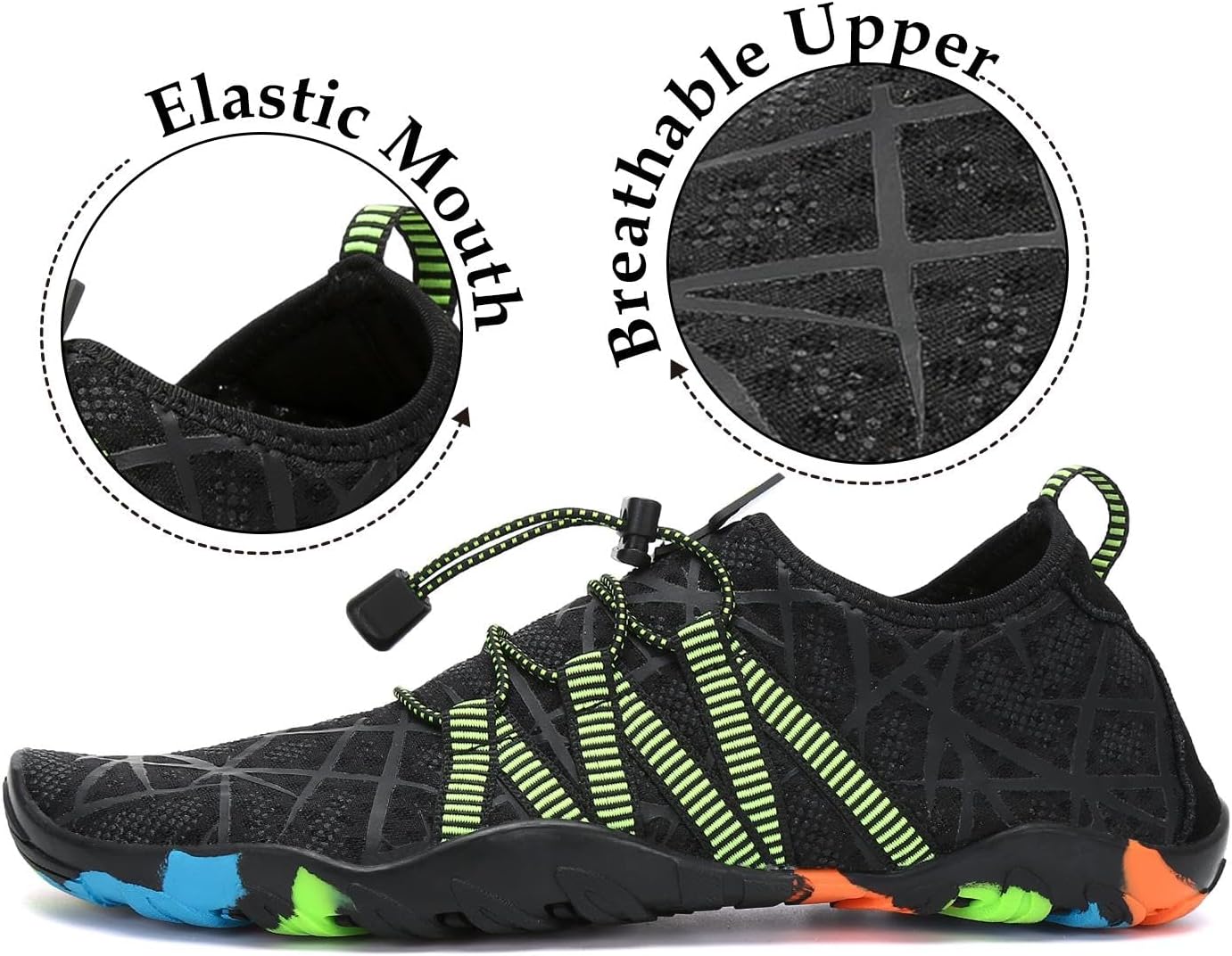 Detalle 2 de SAGUARO Badeschuhe für Herren und Damen – Schnelltrocknend, drainierend, Gr 35–48