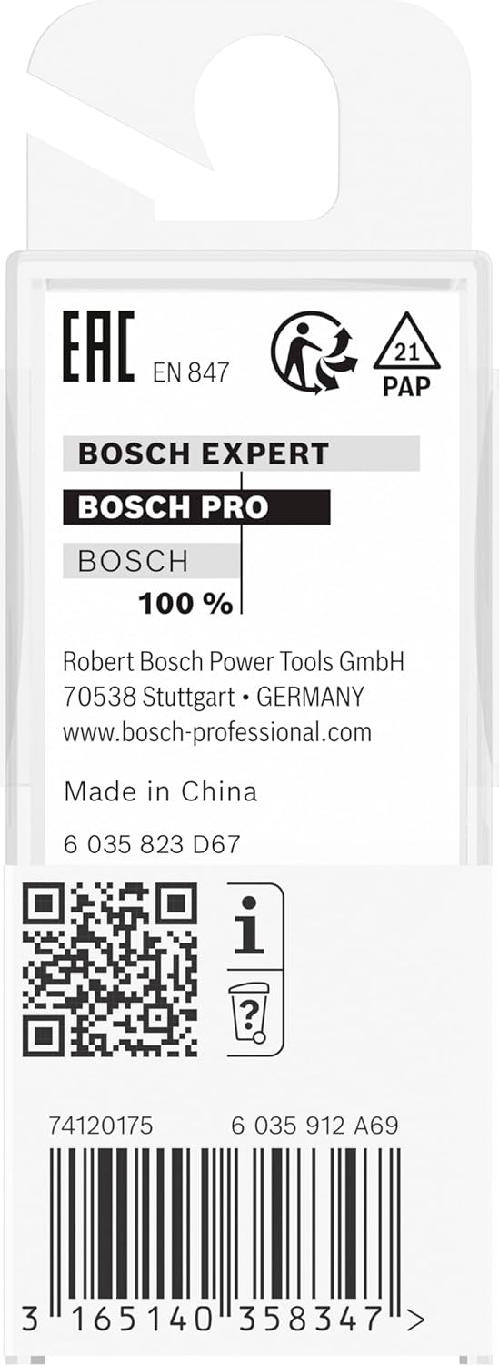 Detalle de Bosch Accessoires 2 608 628 373 Fraise 8 mm – Fraisage de rainures et assemblages en bois