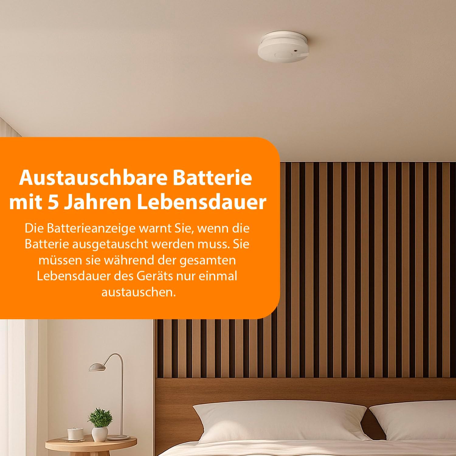 Thumbnail 3 de Smartwares 2er-Set Rauchmelder FSM-11752 mit 5-Jahres-Batterie und 85 dB Signal