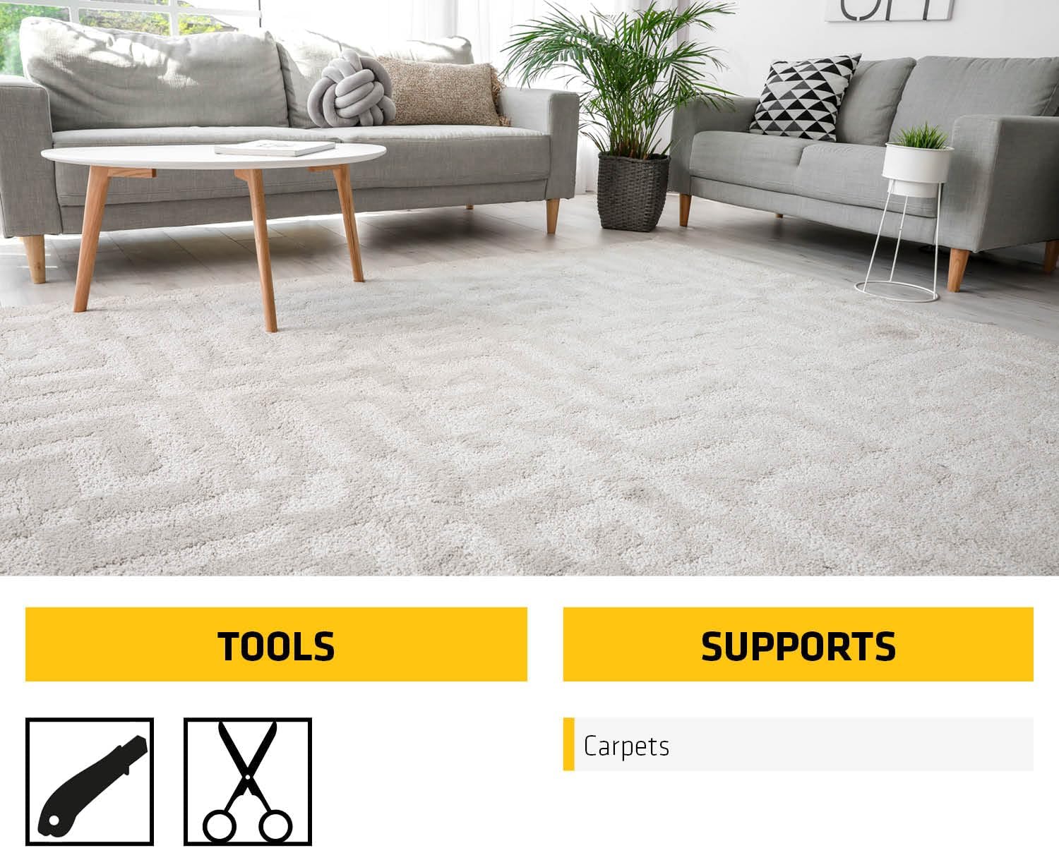 Thumbnail 5 de Everbuild Roll and Stroll Contract Carpet Protector – Self-Adhesive, Waterproof, 600mm x 100m