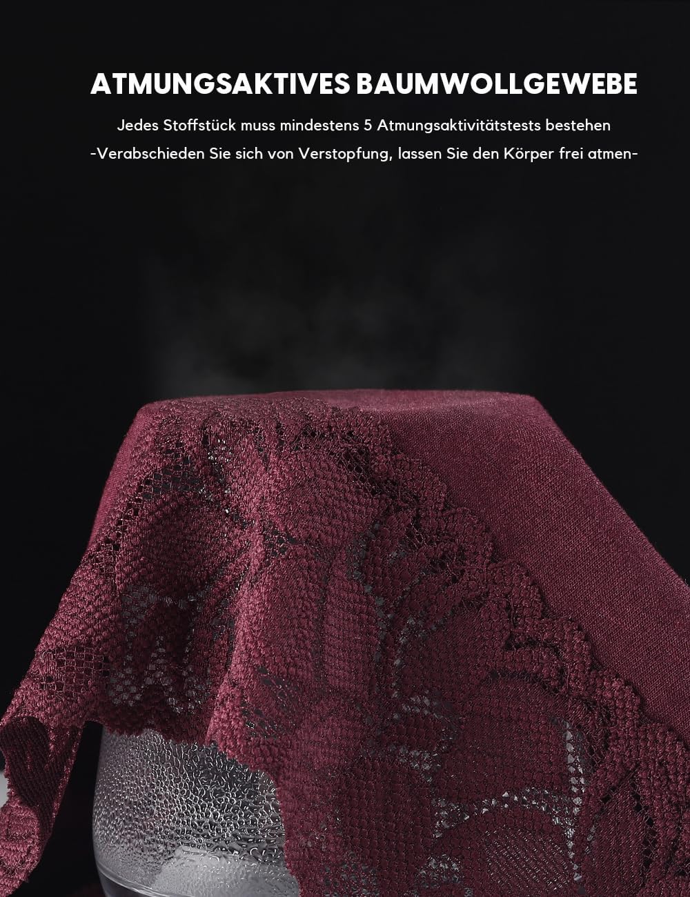 Thumbnail 5 de ALTHEANRAY Damen Unterhosen aus Baumwolle (6er Pack) mit Spitze, atmungsaktiv & weich