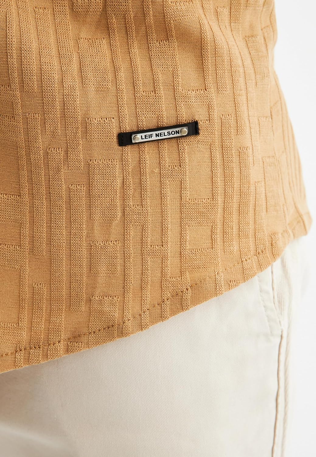 Detalle de Leif Nelson LN55675 - T-shirt d'été à manches courtes pour hommes