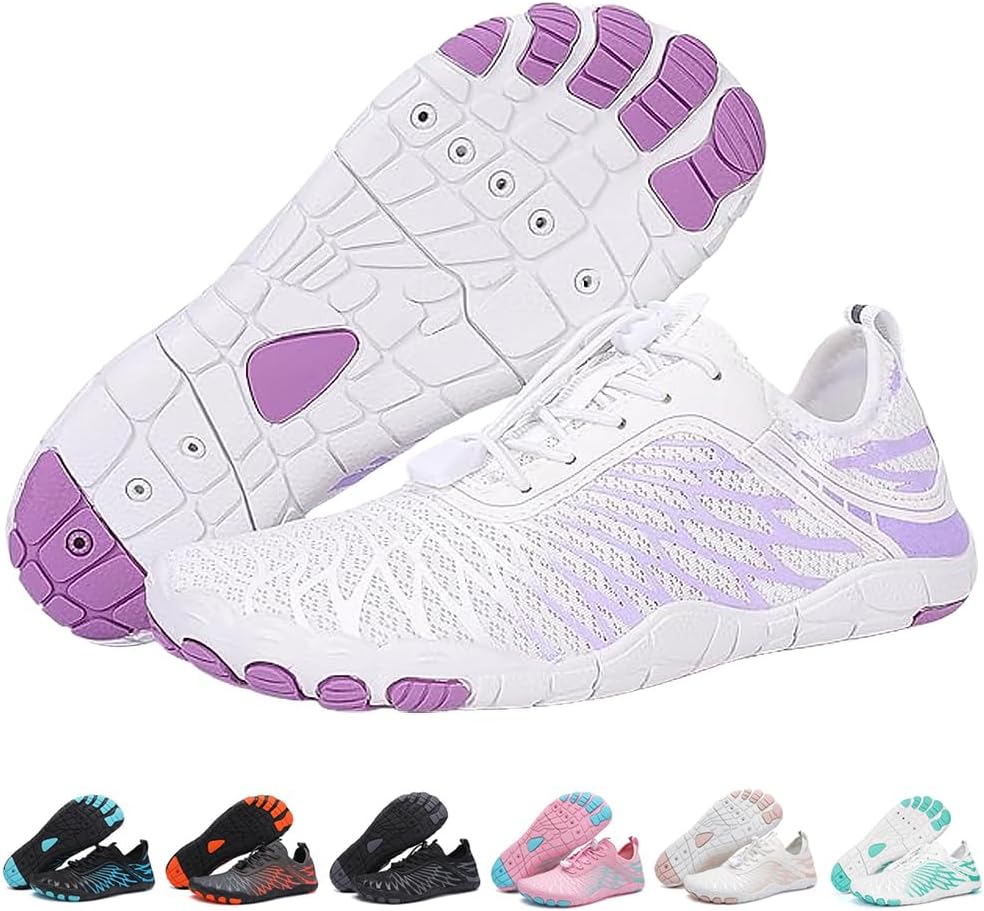 Detalle de Hike Barefoot Shoes Minimalist Water Shoes for Women & Men – Wide Toe, Non-Slip Thin Sole