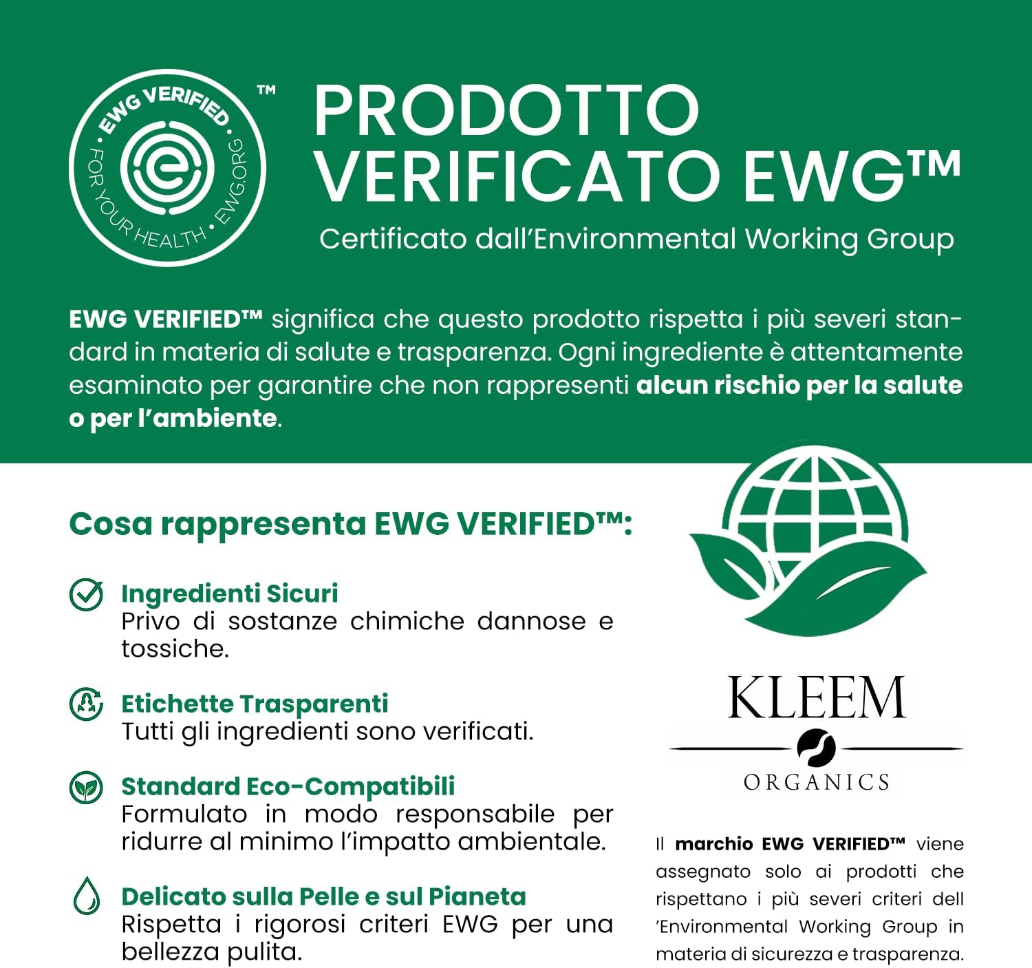 Thumbnail 4 de Kleem Crema Contorno Occhi Antirughe con peptidi e caffeina Tripla Azione (anti-age, anti borse, anti occhiaie) 15 ml