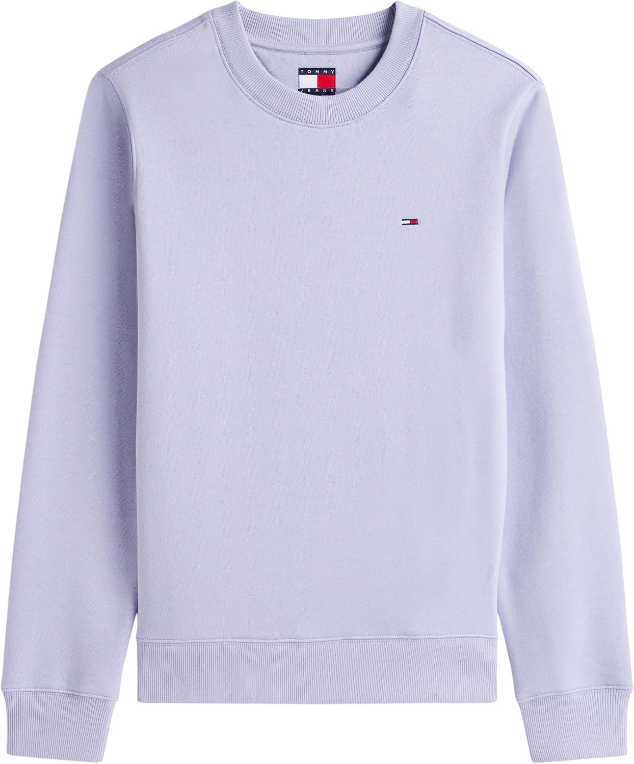 Detalle de Tommy Jeans Donna Pullover con Collo Rotondo – comfy e stile senza sforzo