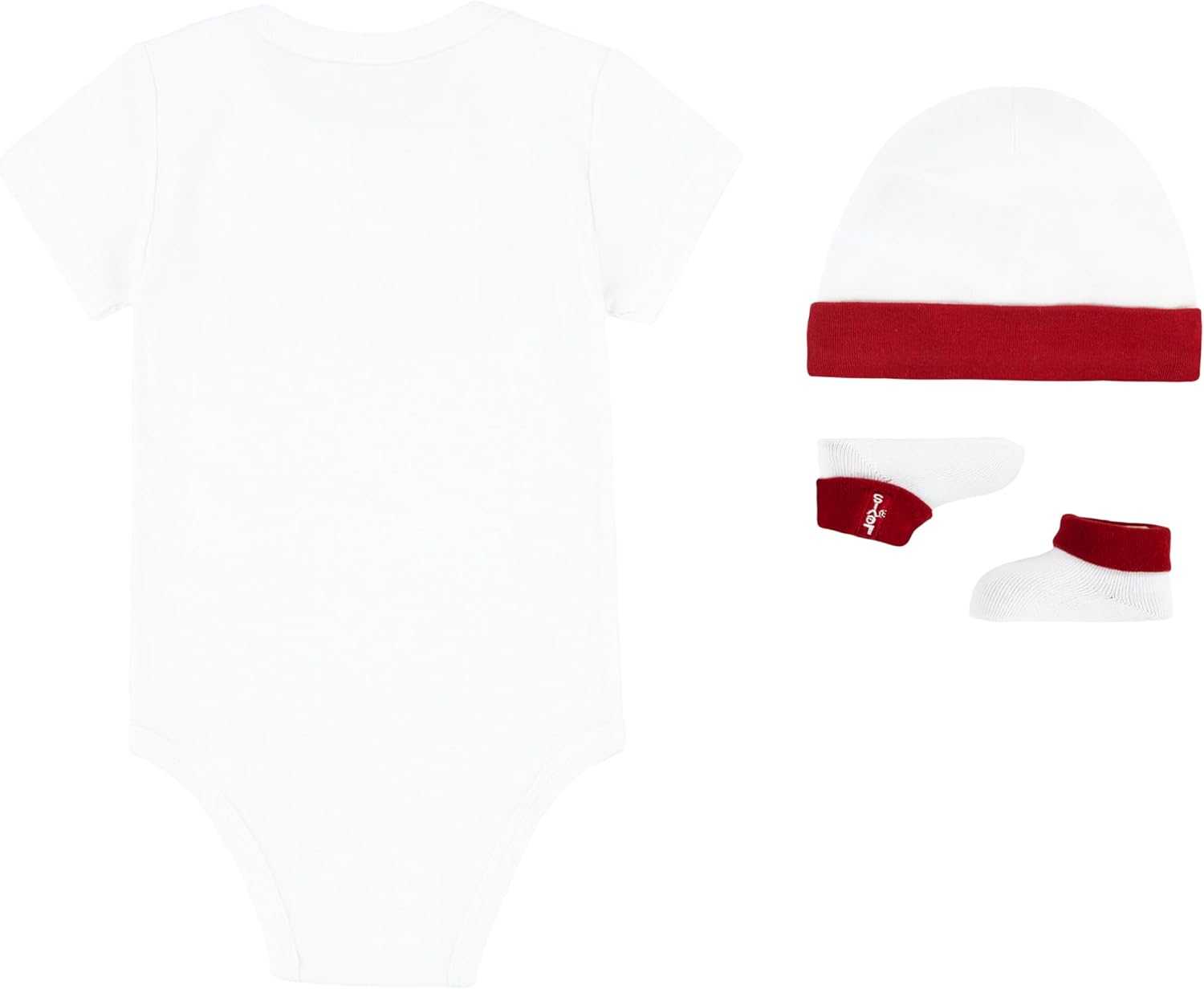 Thumbnail 1 de Levi's Kids LHN ensemble bébé 3 pièces bonnet, body et chaussons en coton