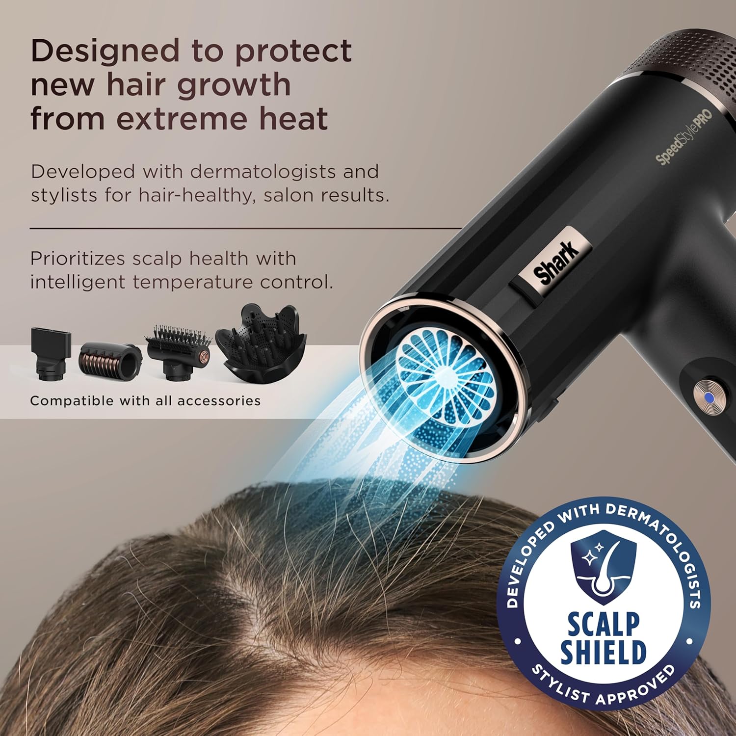 Detalle de Shark ionic hair dryer HD731