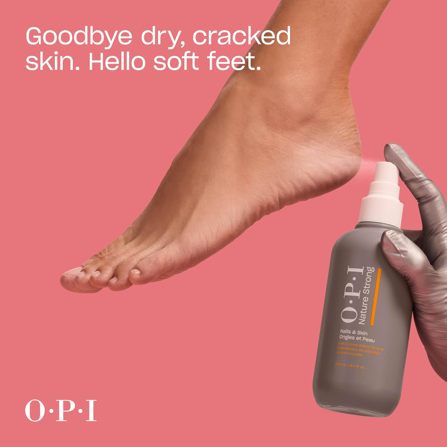 Thumbnail 3 de OPI Nature Strong Soft & Gone Callus Softene – Crème anti-callosités pour talons crevassés et pieds secs, 250 ml