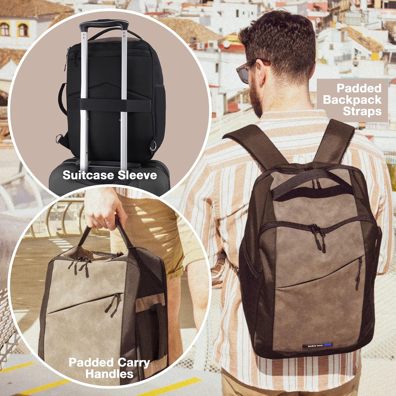 Thumbnail 6 de Cabin Max Manhattan 24L 40x30x20 Cabin Bag Backpack review