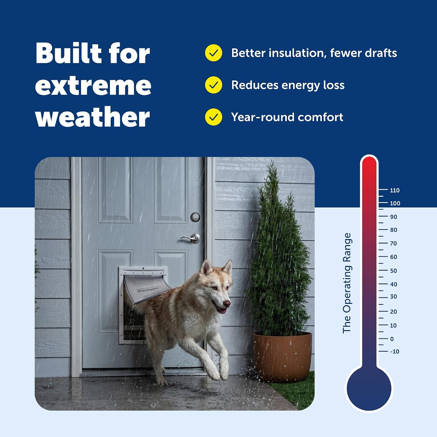 Thumbnail 6 de PetSafe Plastic Pet Door, Large