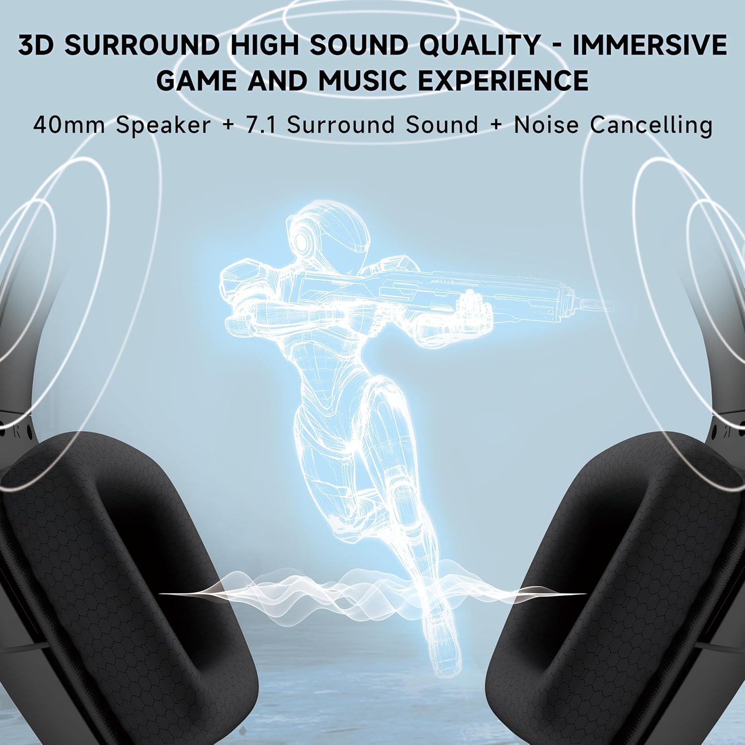 Thumbnail 1 de Rumoon Gaming Headset 7.1 Surround Sound