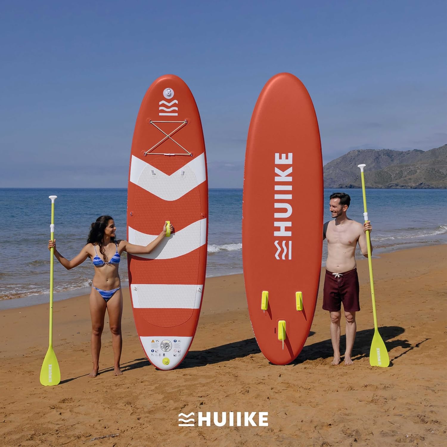 Thumbnail 6 de HUIIKE 10' Stand Up Paddle Board — Beach Full Pack with Pump, Oar, Fins and Kayak Adaptation