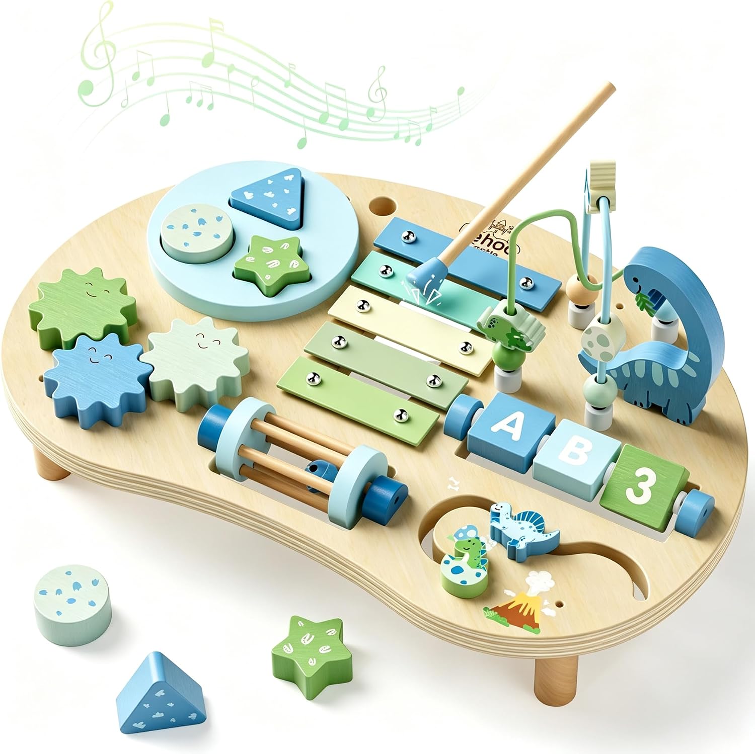 Detalle de Lehoo Castle Wooden Activity Table