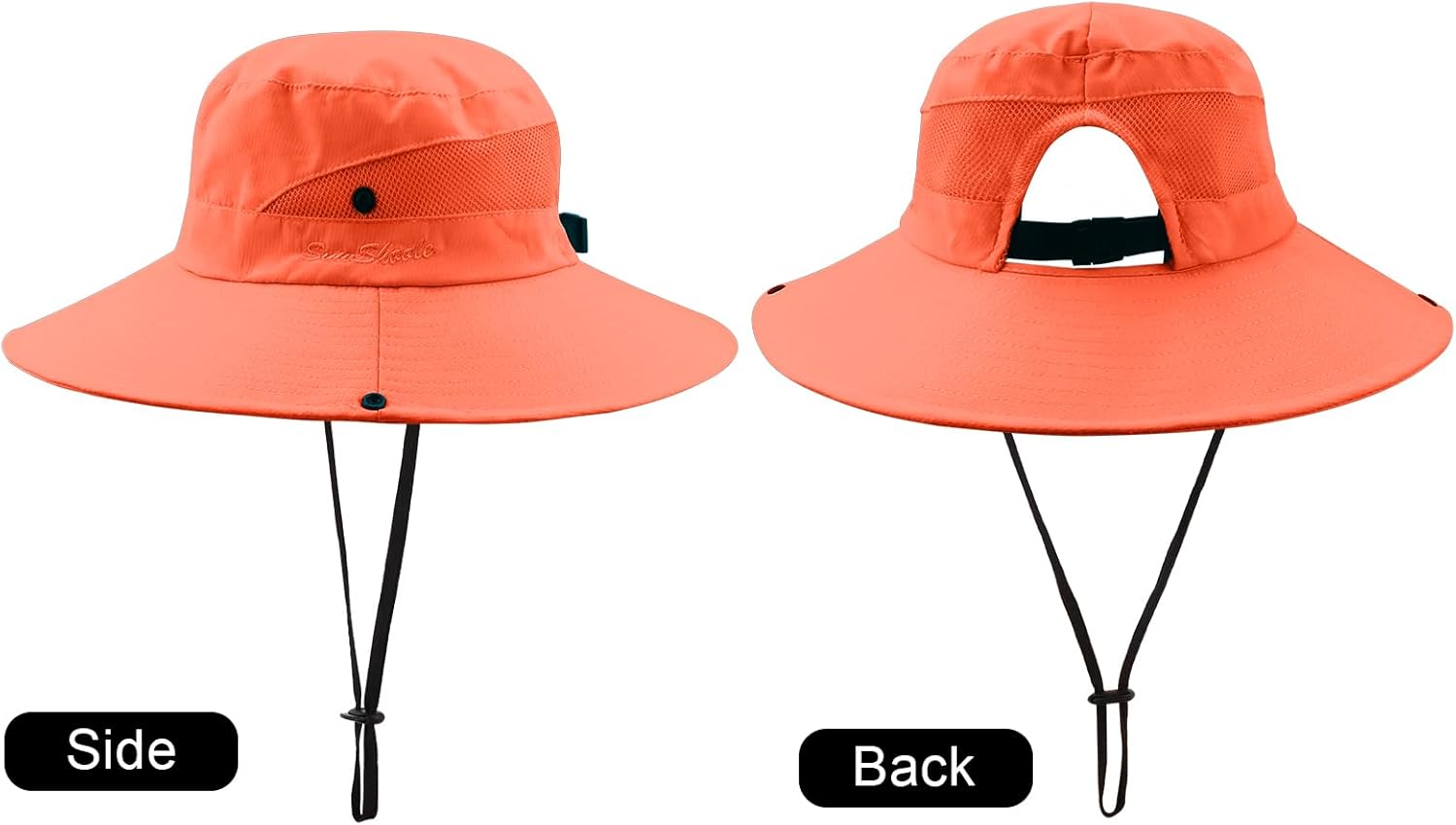 Thumbnail 6 de DRESHOW toddler sun hat (3–8 years) with UV protection, foldable mesh and chin strap