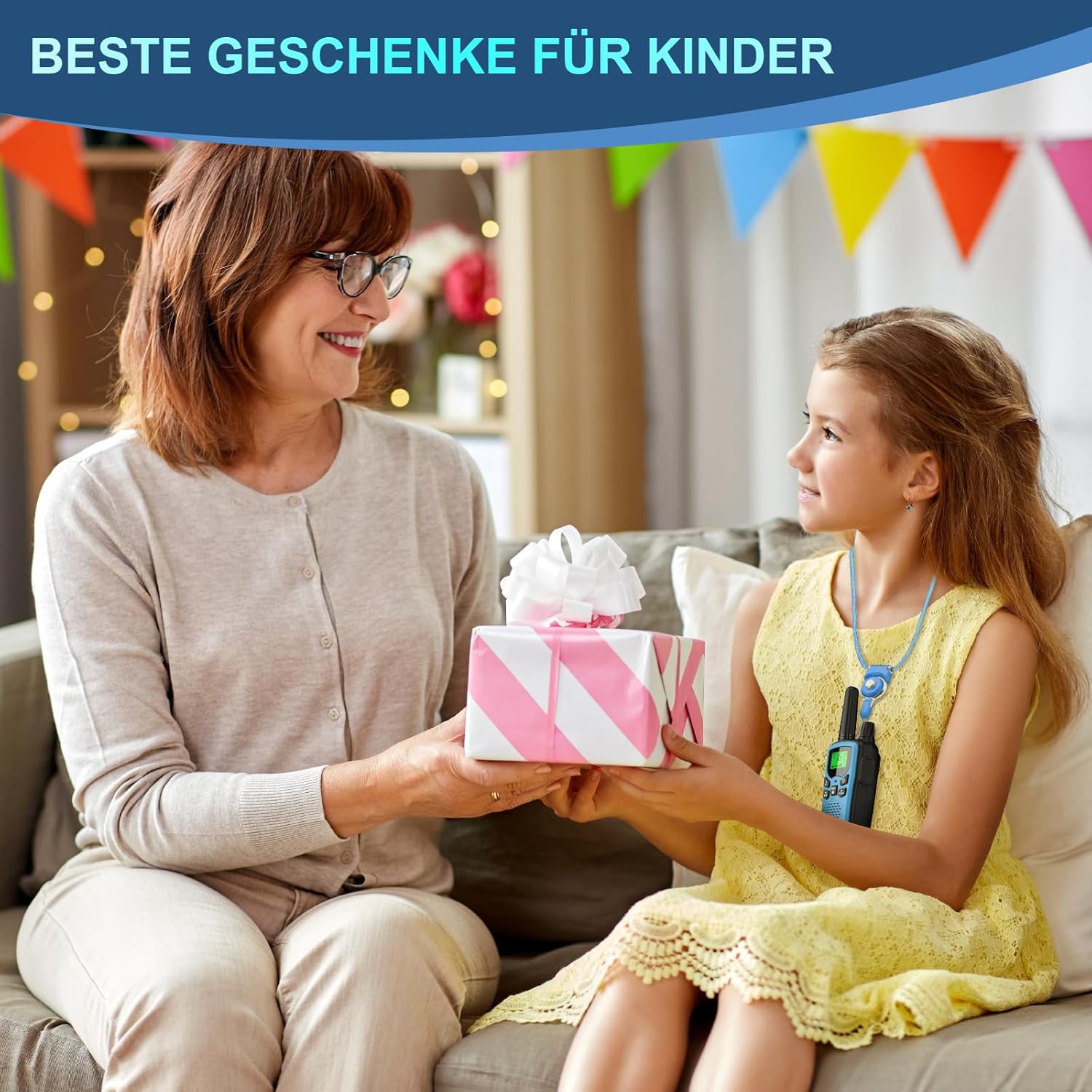 Thumbnail 6 de Rabigala Walkie Talkie 3er Set Kinder 5 km Reichweite
